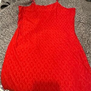 NWOT Elegant Red Lace Women's Nightgown or House wear